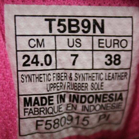 ASICS Ladies 7 Gel-Excite 3 Blue Pink Running Tennis/gym Shoes Sneakers - T5B9N - Picture 9 of 11